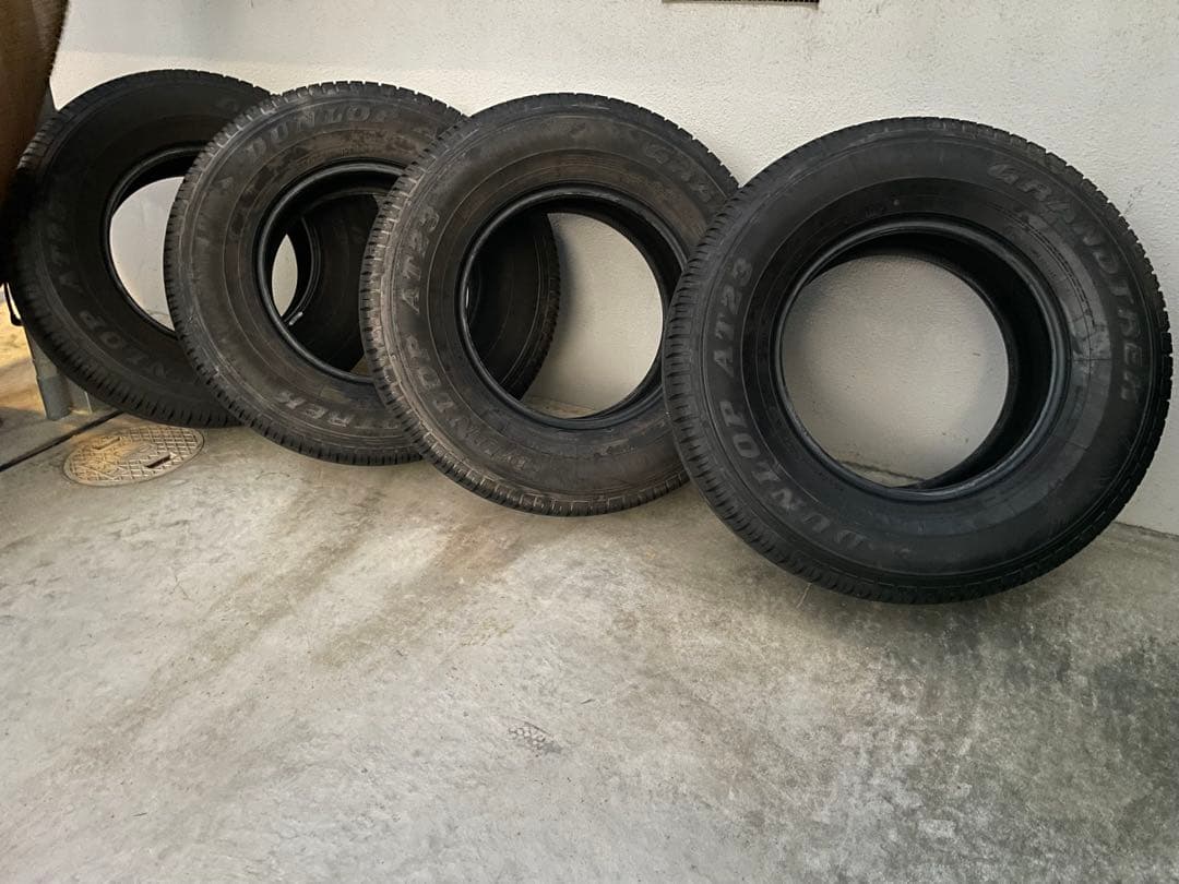 DUNLOP AT23 265/70R16 ランクルサーフなど　引き取り可