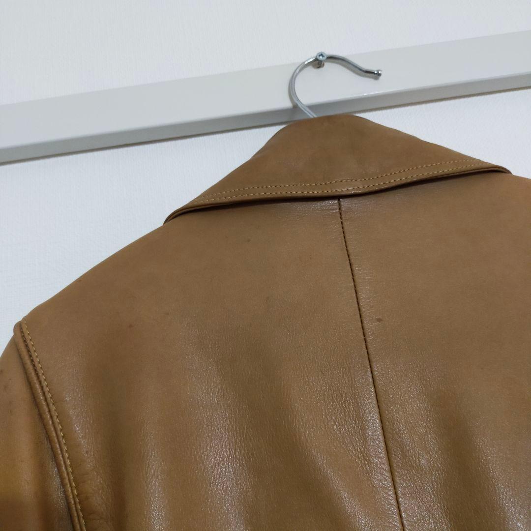 ロエベ　超ヴィンテージ　ナッパ レザー　トレンチコート