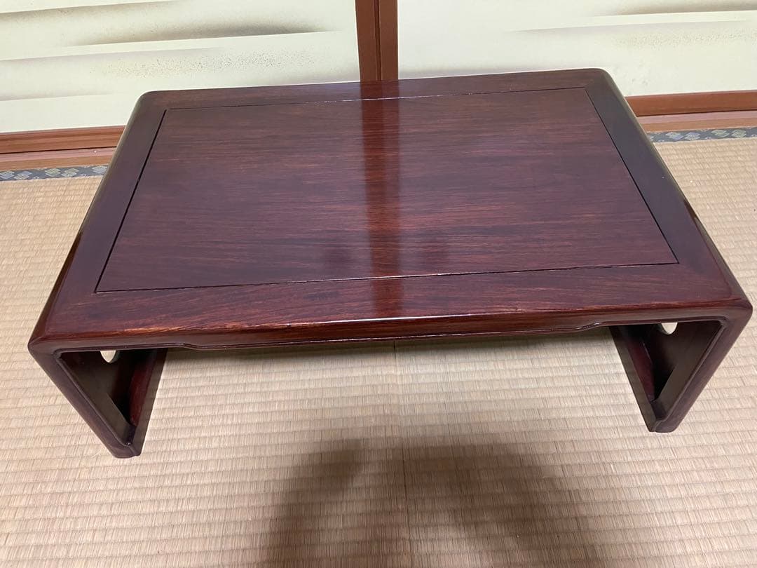 【3点セット】和室 花台 木製 飾り台 座卓 アンティーク調