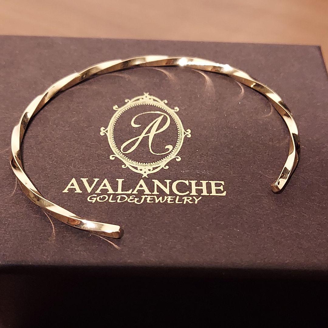 アヴァランチ　K18YGブレスレット！　10K K14