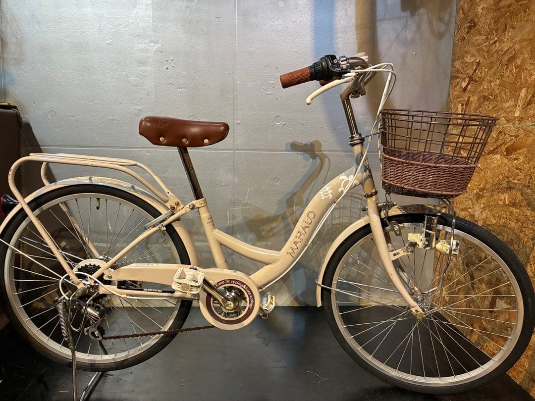 H21 【大阪堺市/取引】中古子ども車 丸石サイクル MAHALO 22インチ