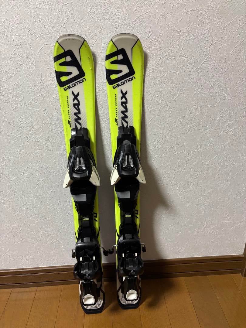 キッズジュニアSalomon x-max スキー 84-63-69.5 スキー板