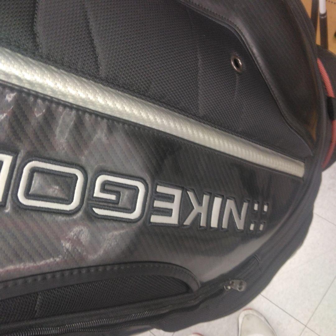 NIKE ナイキゴルフ　9型　キャディバッグ　ブラック　フード付き