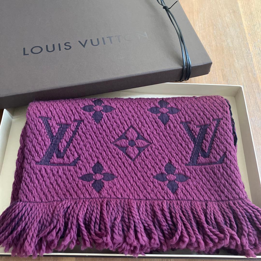 新品 LOUIS VUITTON エシャルプ ロゴマニア モノグラム マフラー