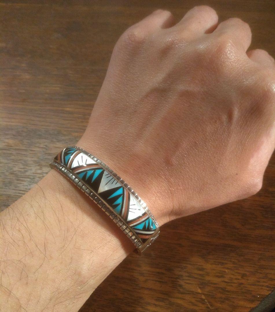 【SAAD】サード ターコイズ バングル ダイヤ入り