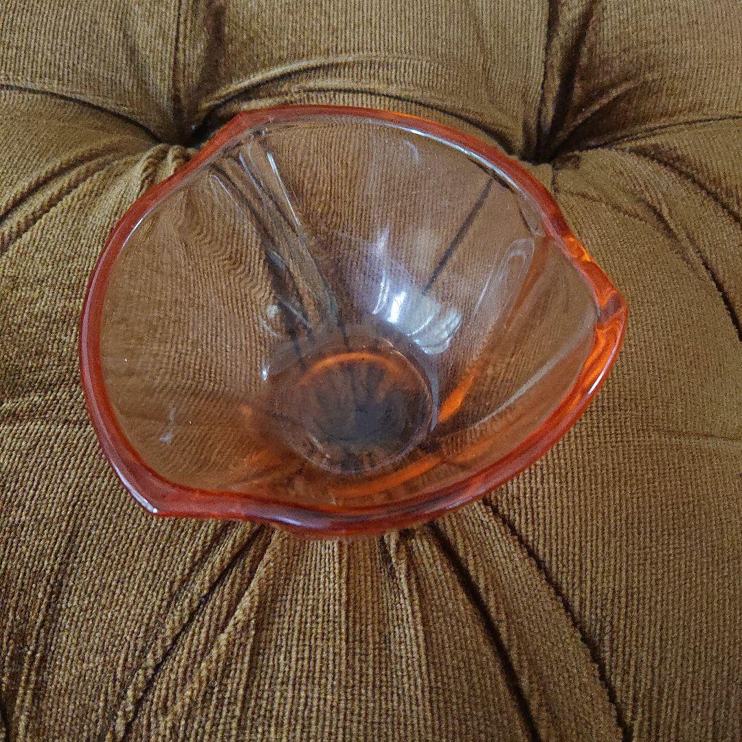 アンバーガラス器アンティーク