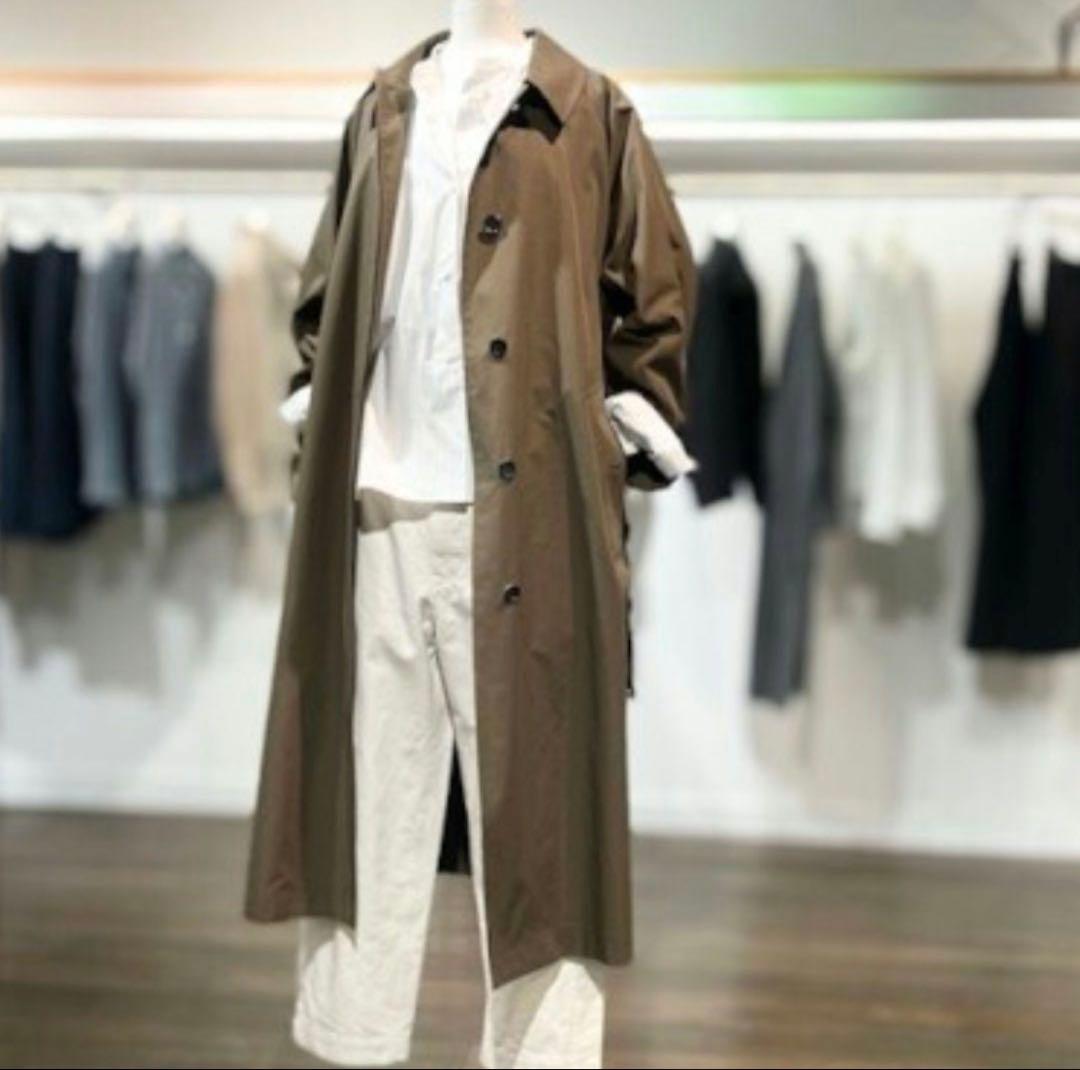 MARGARET HOWELL ステンカラーコート サイズI オリーブ