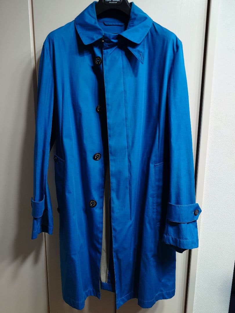MACKINTOSH ロロピアーナ ステンカラーコート サイズ40 青