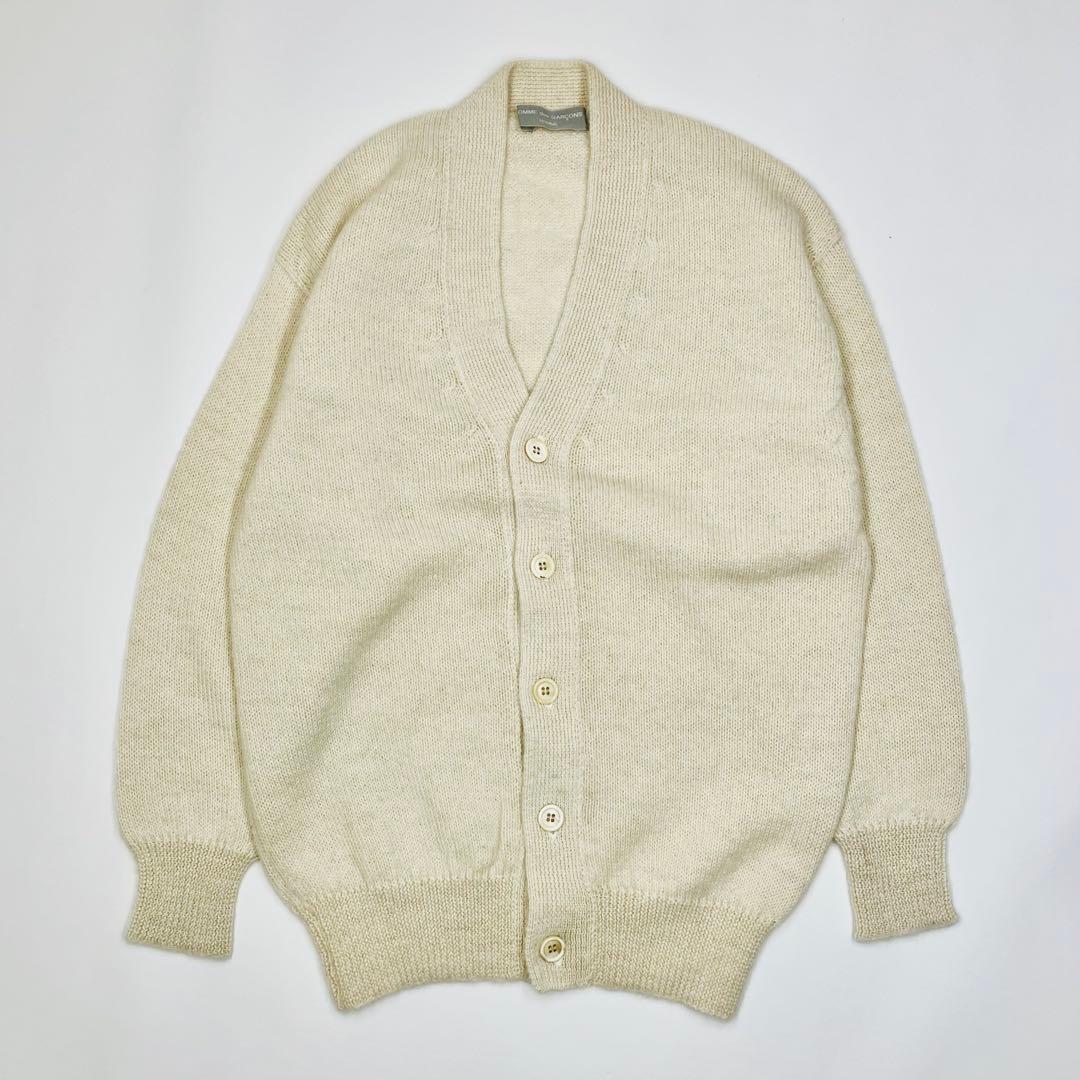 【希少】80s コムデギャルソン オム カシミア100% ニット カーディガン