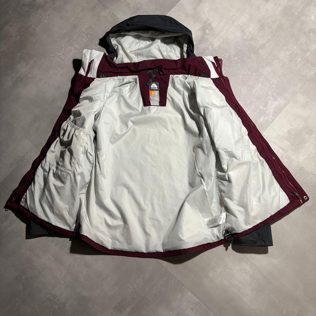 00s NIKE ACG ナイキ　マウンテンパーカー　ナイロンジャケット　小豆色