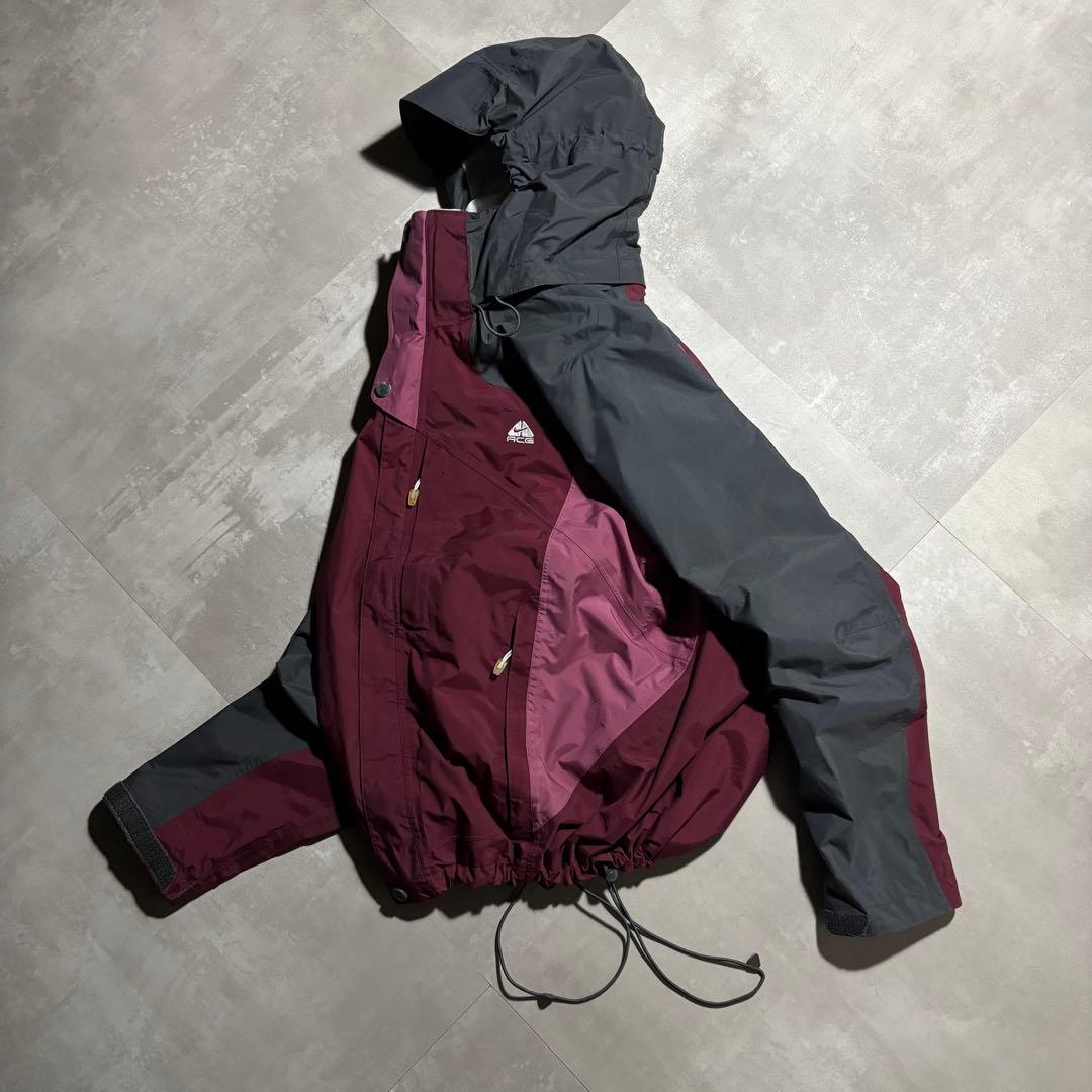 00s NIKE ACG ナイキ　マウンテンパーカー　ナイロンジャケット　小豆色