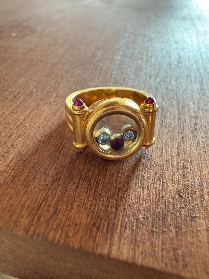 ショパール ハッピーダイヤモンド リング イエローゴールド Chopard