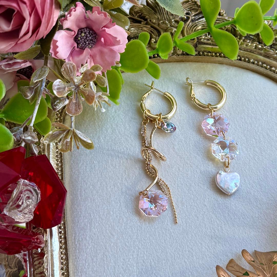 【専用】春限定ロザリンシマー新作ロングピアス