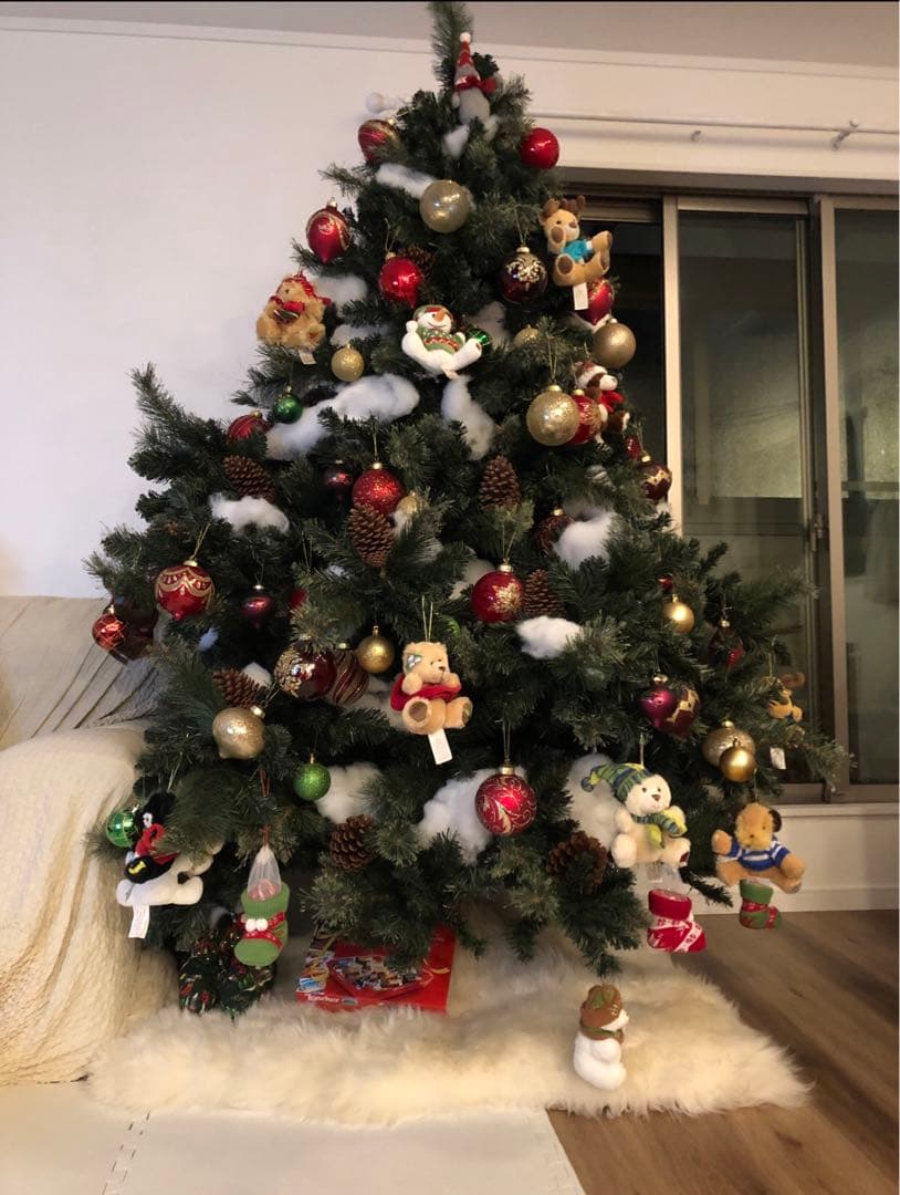 大阪引取り限定！総額6万円相当！超リアルなクリスマスツリーとオーナメントセット