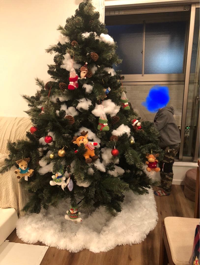 大阪引取り限定！総額6万円相当！超リアルなクリスマスツリーとオーナメントセット