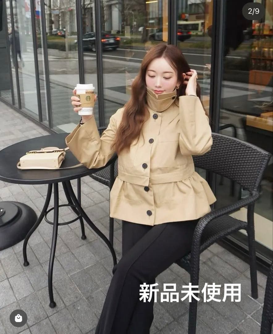 HYEON へヨン　トレンチ　2way trench coat