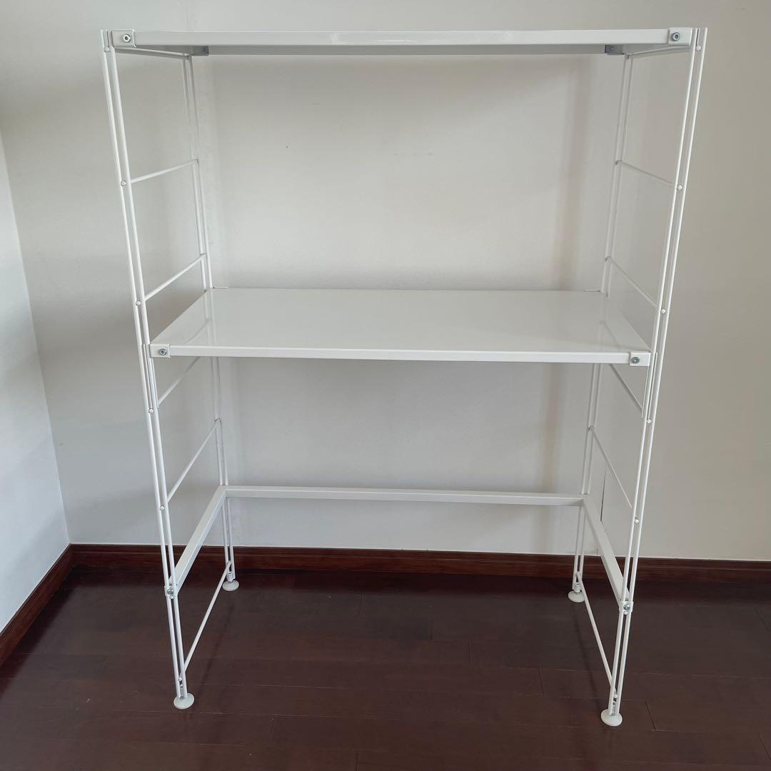 無印良品 スチールユニットシェルフ 棚板2・帆立2・帆立補強パーツ1