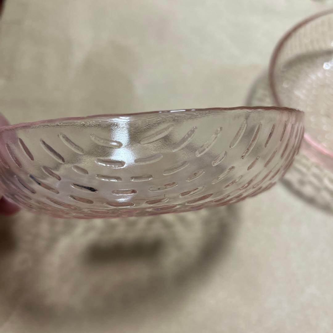 【新品】マリメッコ　marimekko クリアボウル クリアピンク