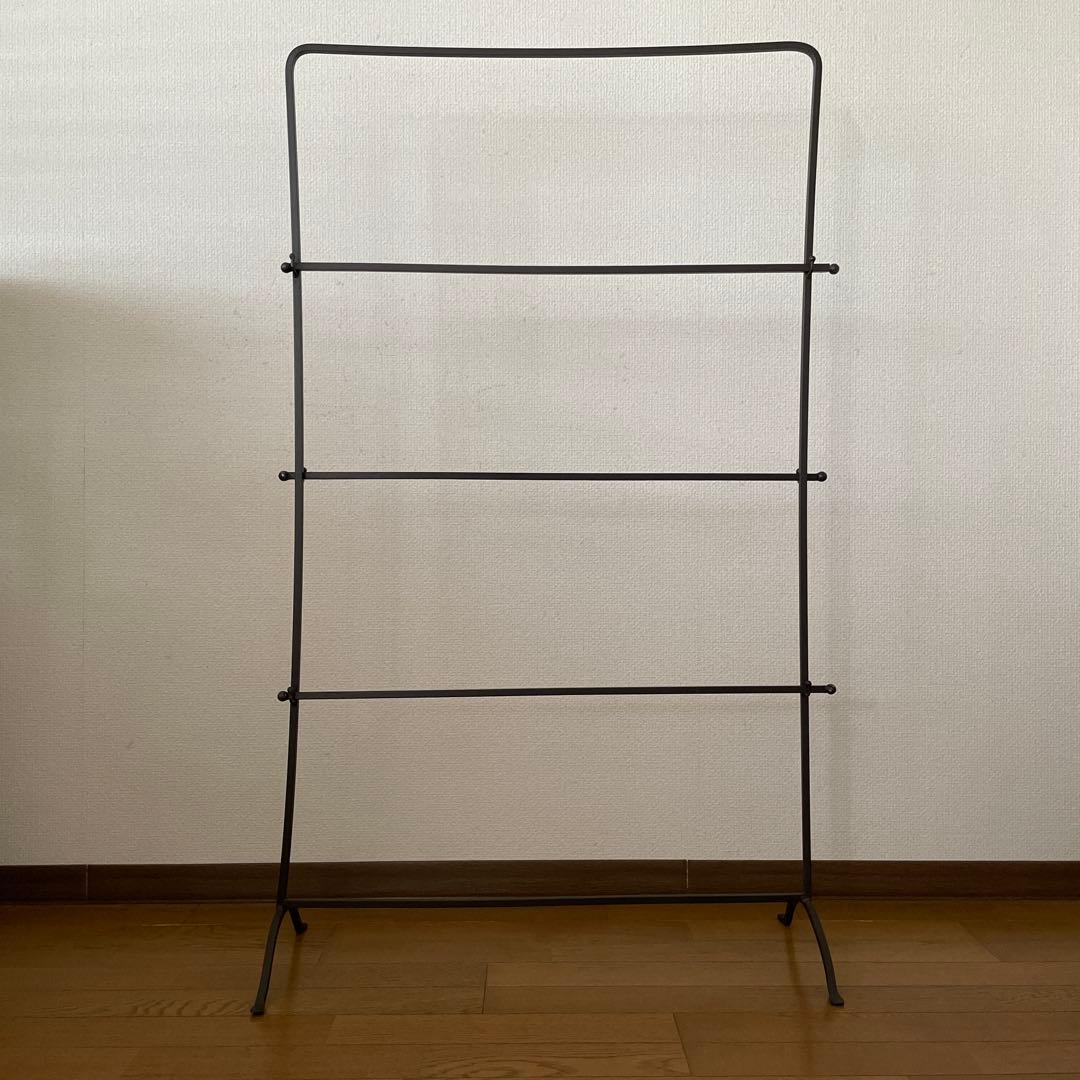 アイアン スチール ハンガーラック 3段