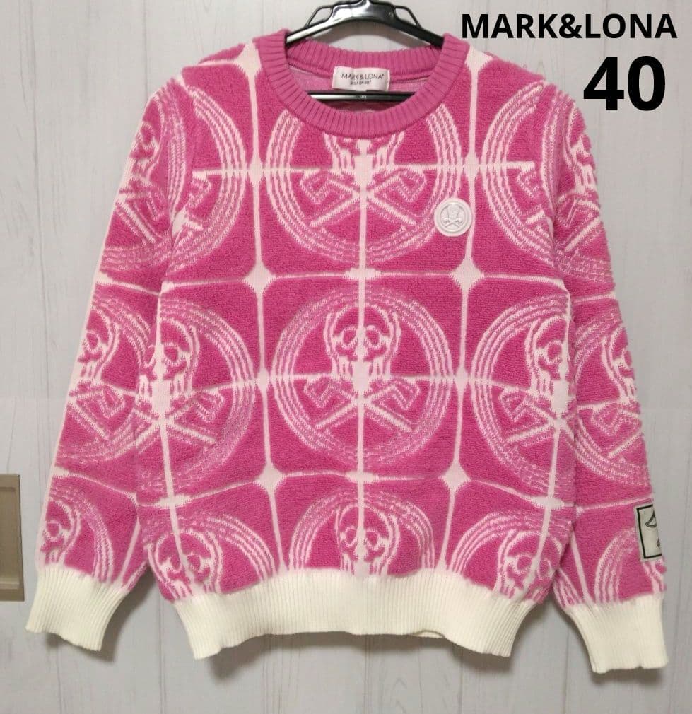 MARK&LONA マーク&ロナ　長袖セーター　40サイズ　レディース　ゴルフ
