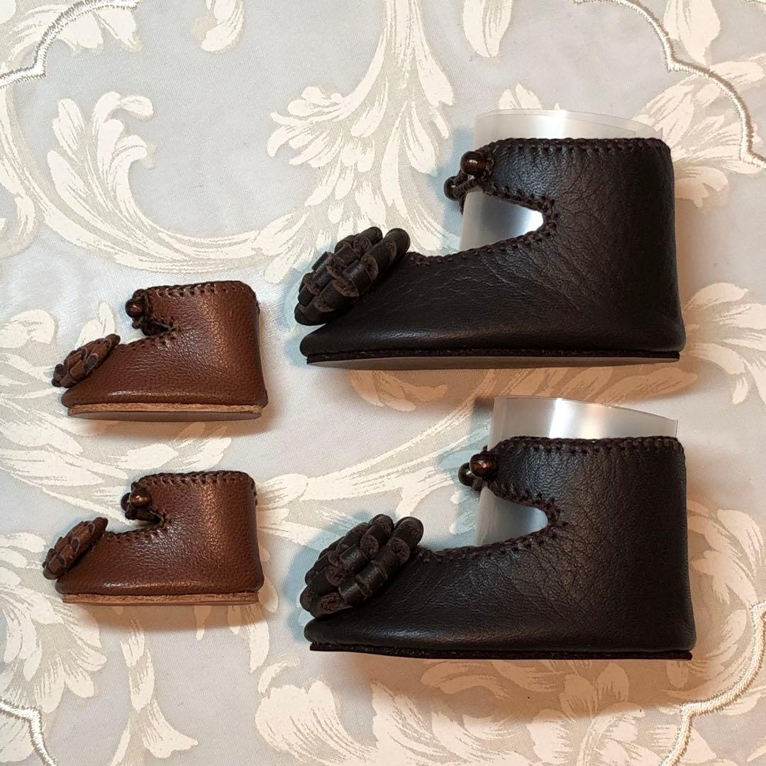 ドールシューズ　アンティークドール　ビスクドール お人形の靴