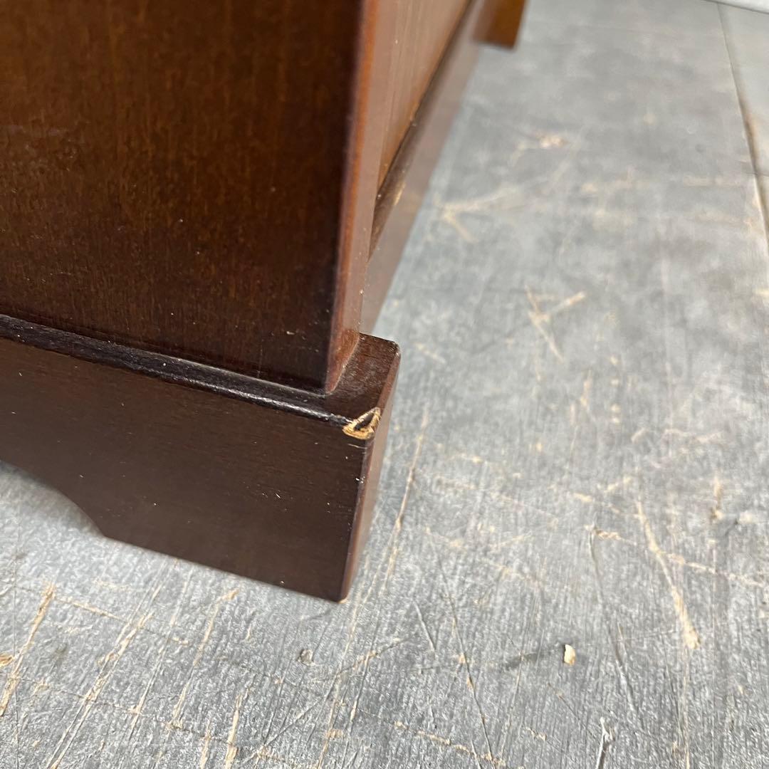 オールド karimoku コロニアル 花台 電話台 昭和レトロ z386