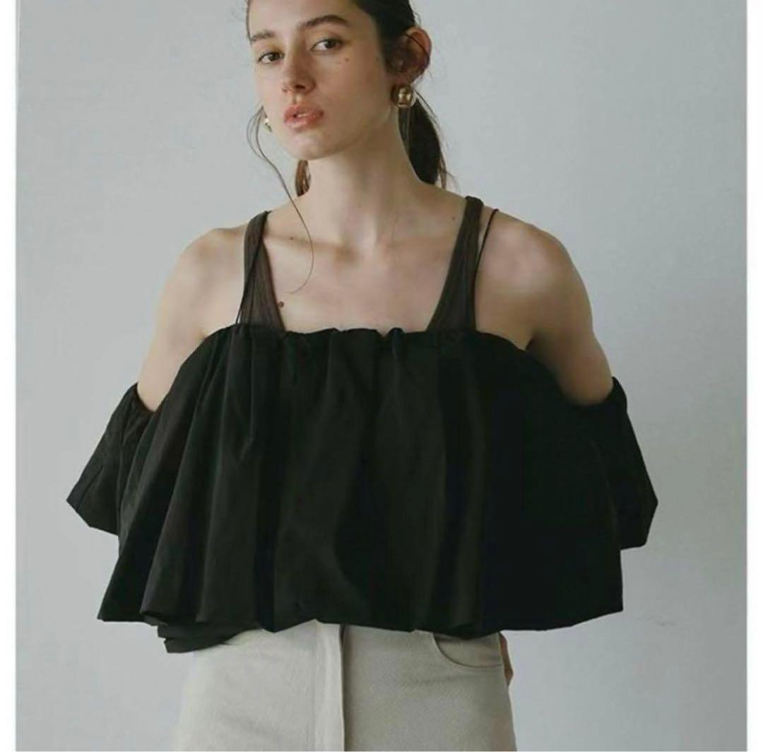 zozotown購入etre tokyo ナローストラップバルーンキャミ