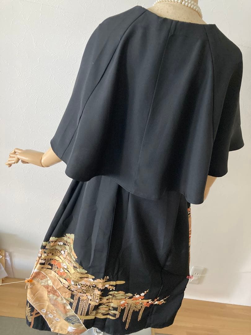 着物リメイクワンピース　⭐︎留袖