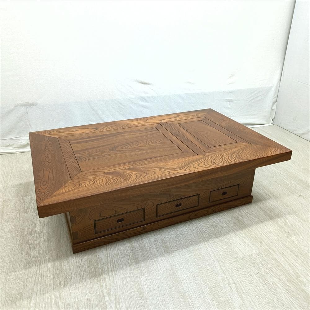 天然木　無垢　関西火鉢　長火鉢　火鉢　囲炉裏　大和火鉢　座敷　座卓　炉端　引出し