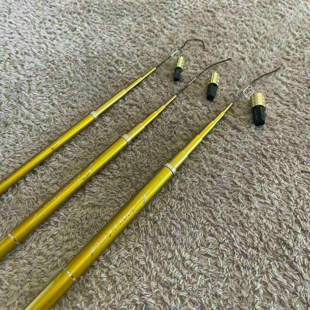 のべ竿　3本セット 4.5m 5.4m 6.3m カーボン15 18尺　21尺