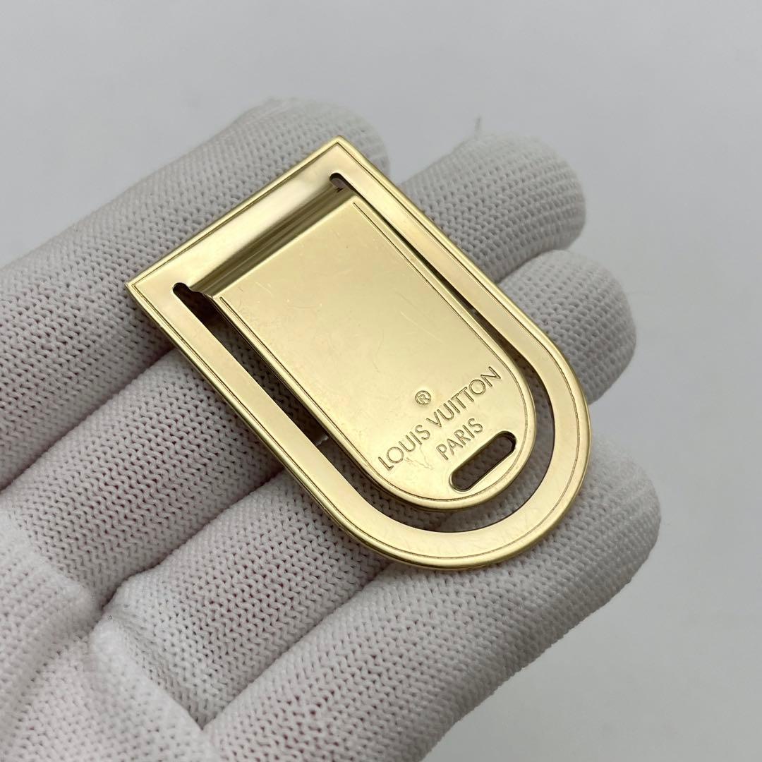 ルイヴィトン　パンス ア ビエ ポルト アドレス マネークリップ　ゴールド