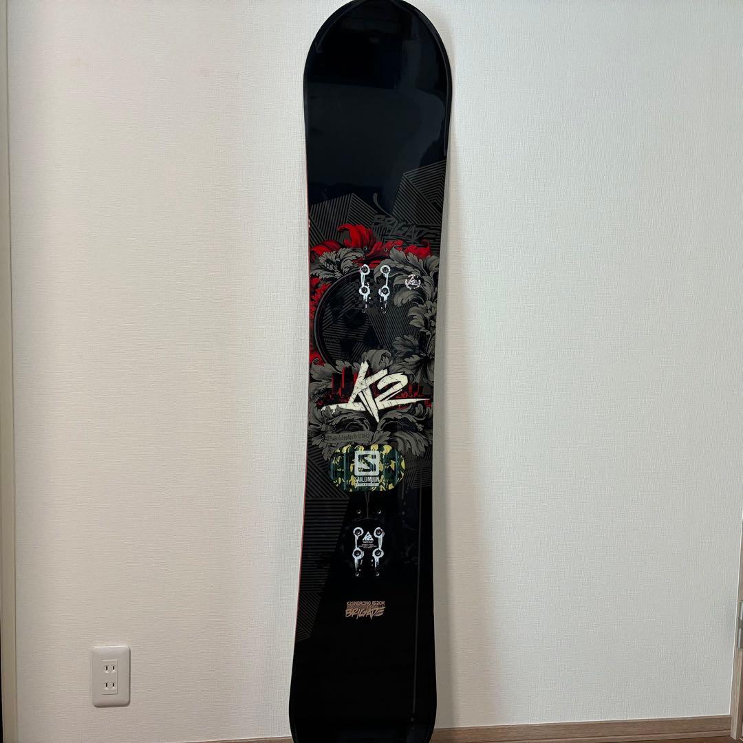 【大幅値下げ】K2 スノーボード 黒赤デザイン