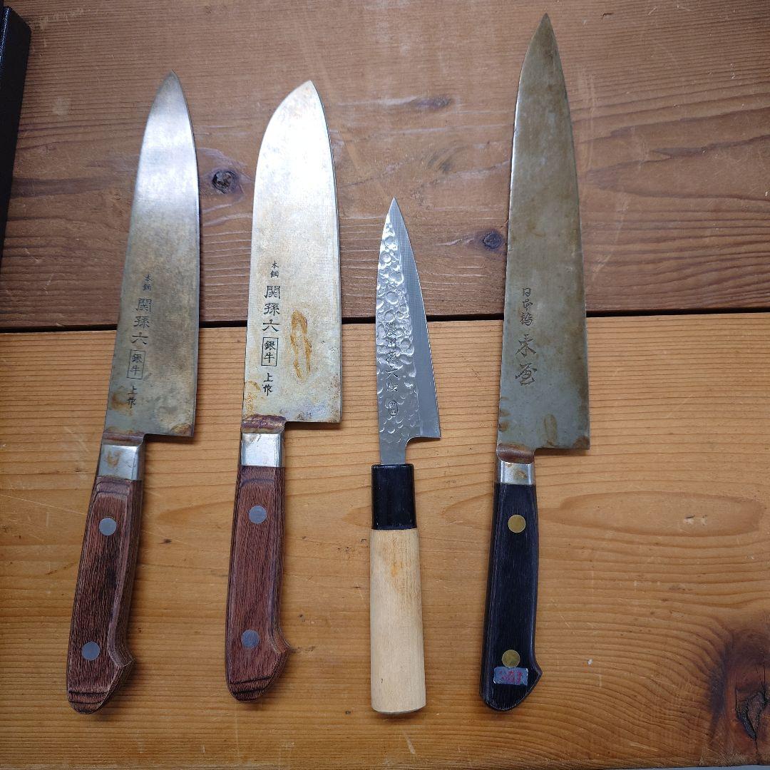 関孫六 銀牛　上作　日本橋木屋　濃州孫六　4本セット