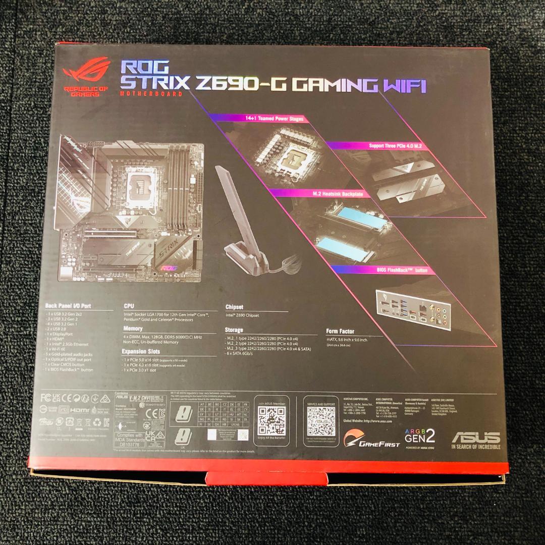 【送料無料】ASUS ROG STRIX Z690-G GAMING WIFI