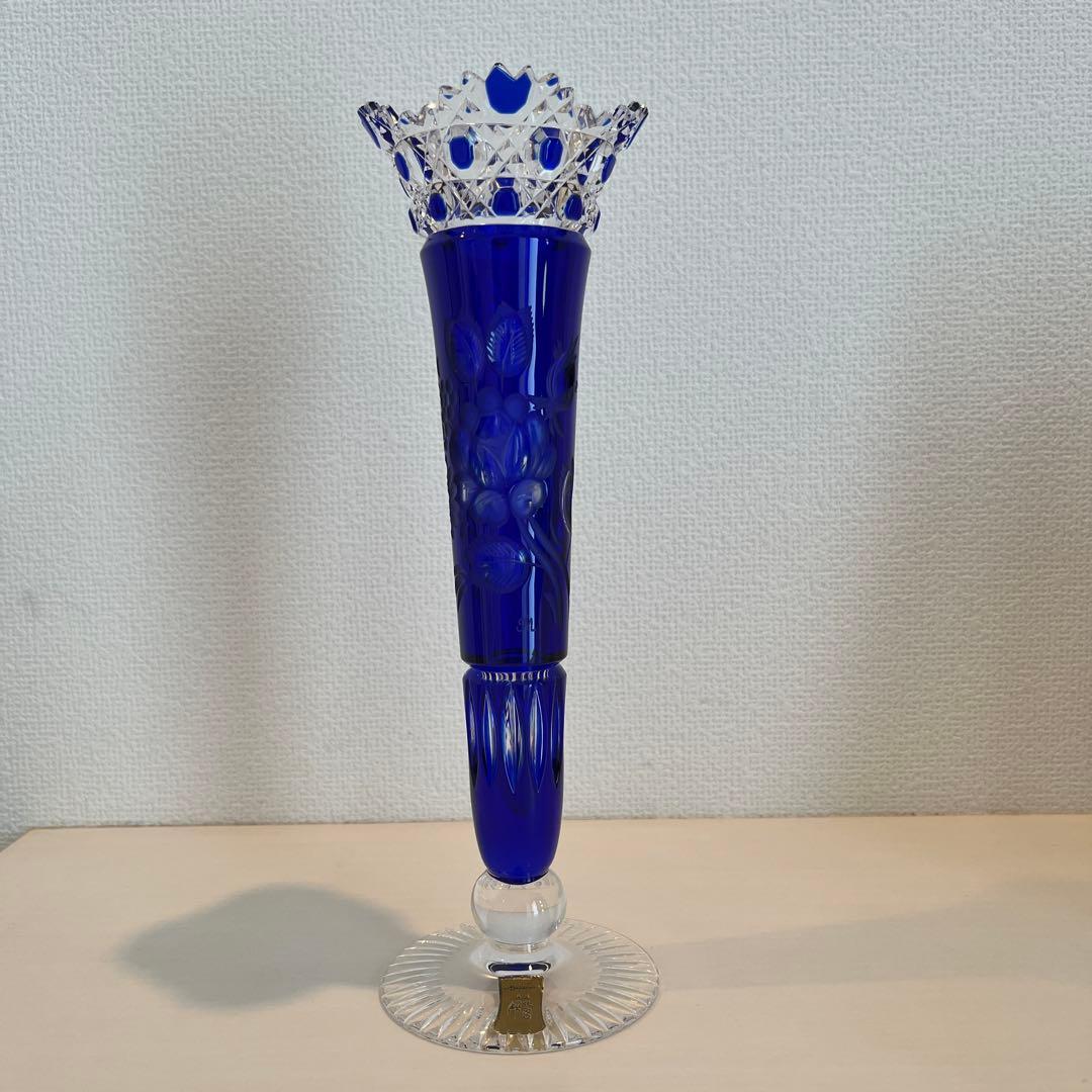 【最終値下げ】マイセンクリスタル　一輪挿し　花器　フラワーベース