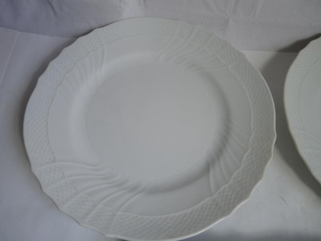 ジノリ ベッキオホワイト 皿2枚と長皿1枚セット