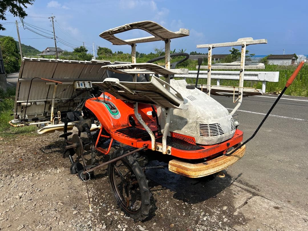 宮崎　クボタ　5条植え　田植機　ガソリン　田植え　田植え機　農機具　動画あり