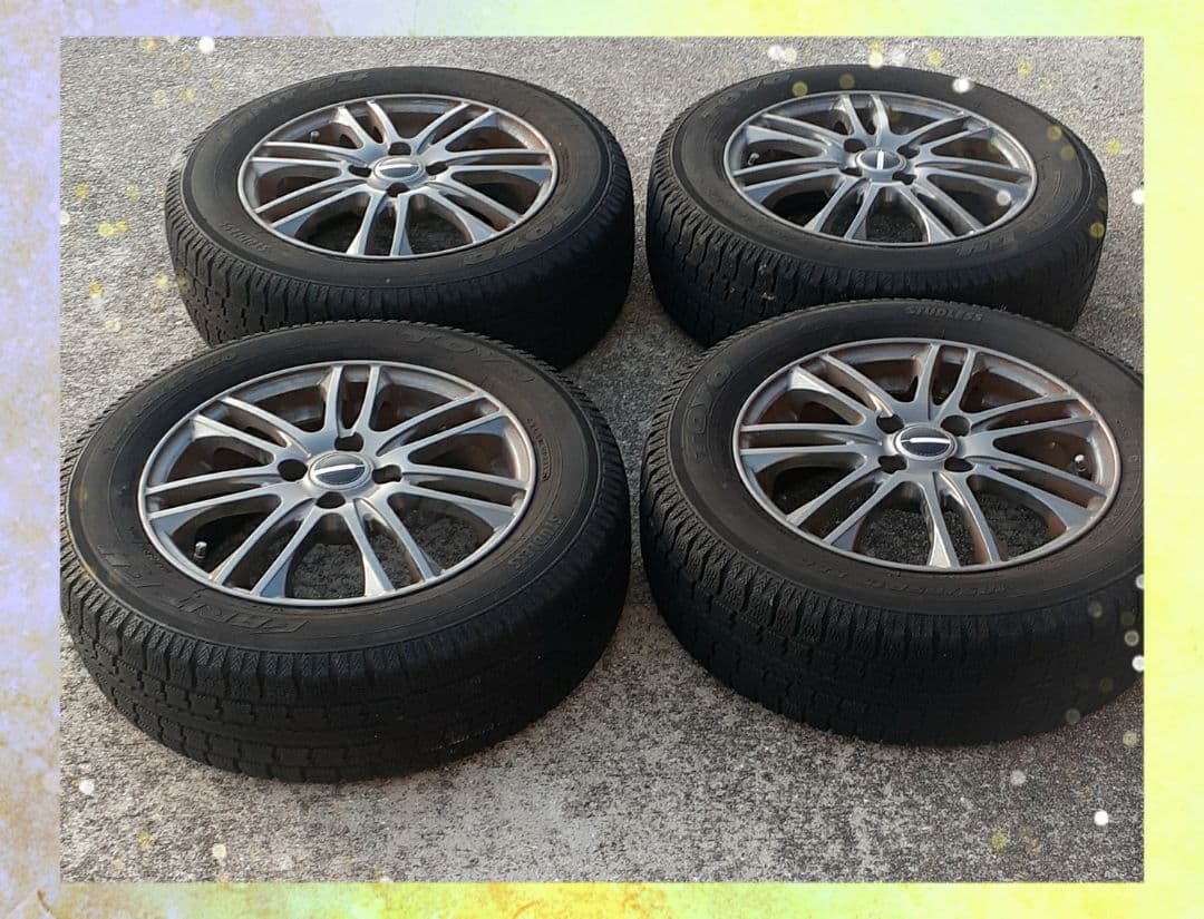 お買得！スタッドレスタイヤ 185/65R15 ホイール付き ４本セット