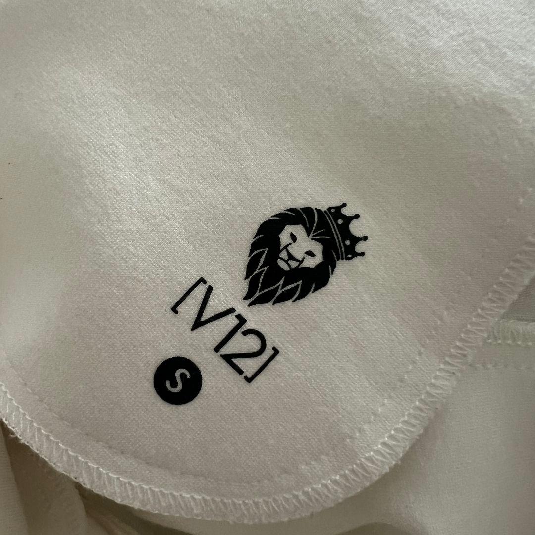 V12 ヴィトゥエルヴ イージーパンツ　ジョガーパンツ　メンズ　ゴルフ　s 白