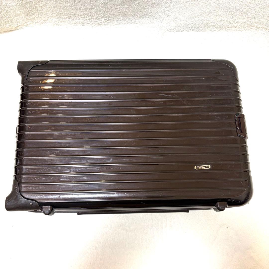良品 リモワ サルサデラックス 35L 機内持ち込み 2輪 TSAロック 茶色