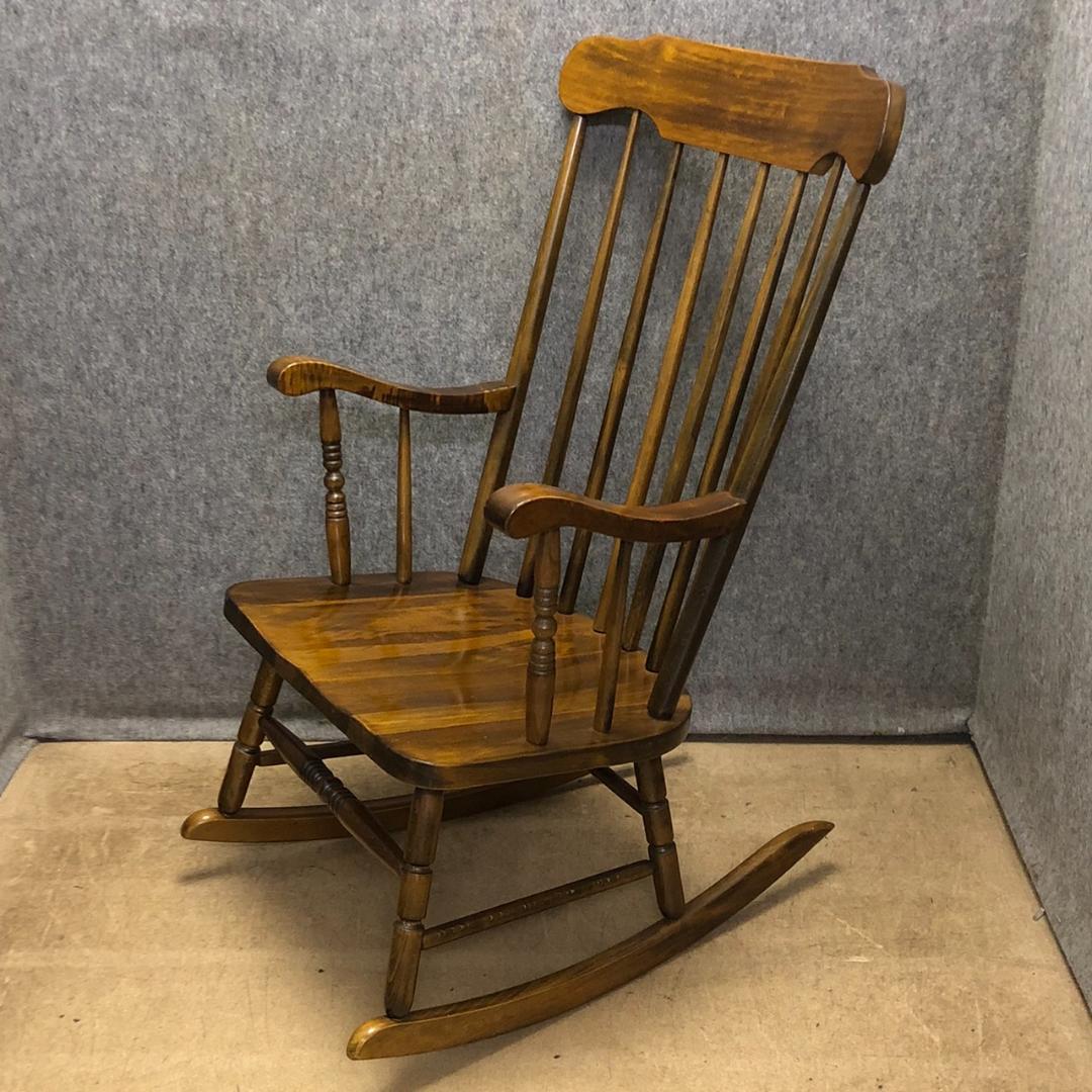 竹　飛騨の家具　ロッキングチェア　美品