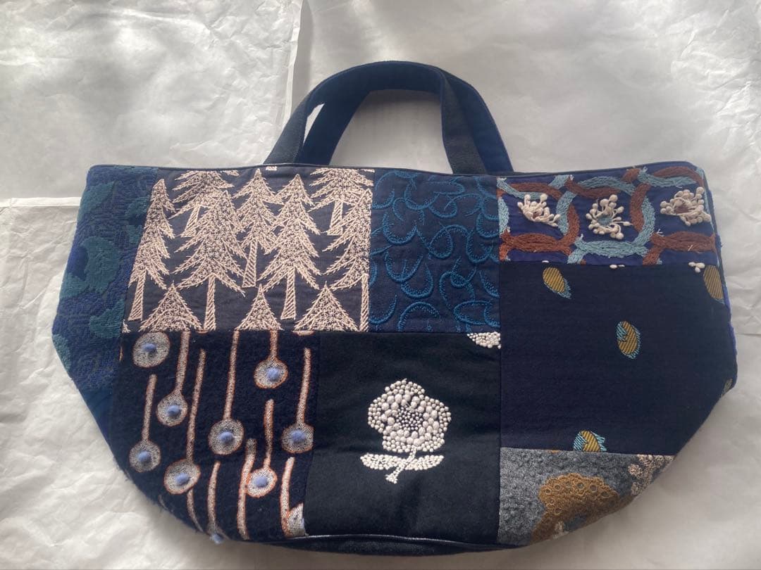 ミナペルホネン ピースバスケットバッグ