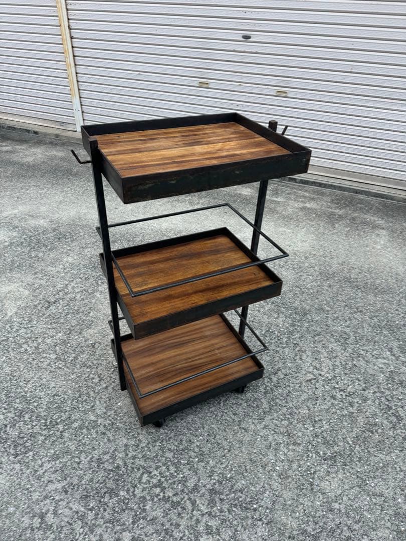 ワゴン 美容室 インダストリアル 男前 キャスター付き