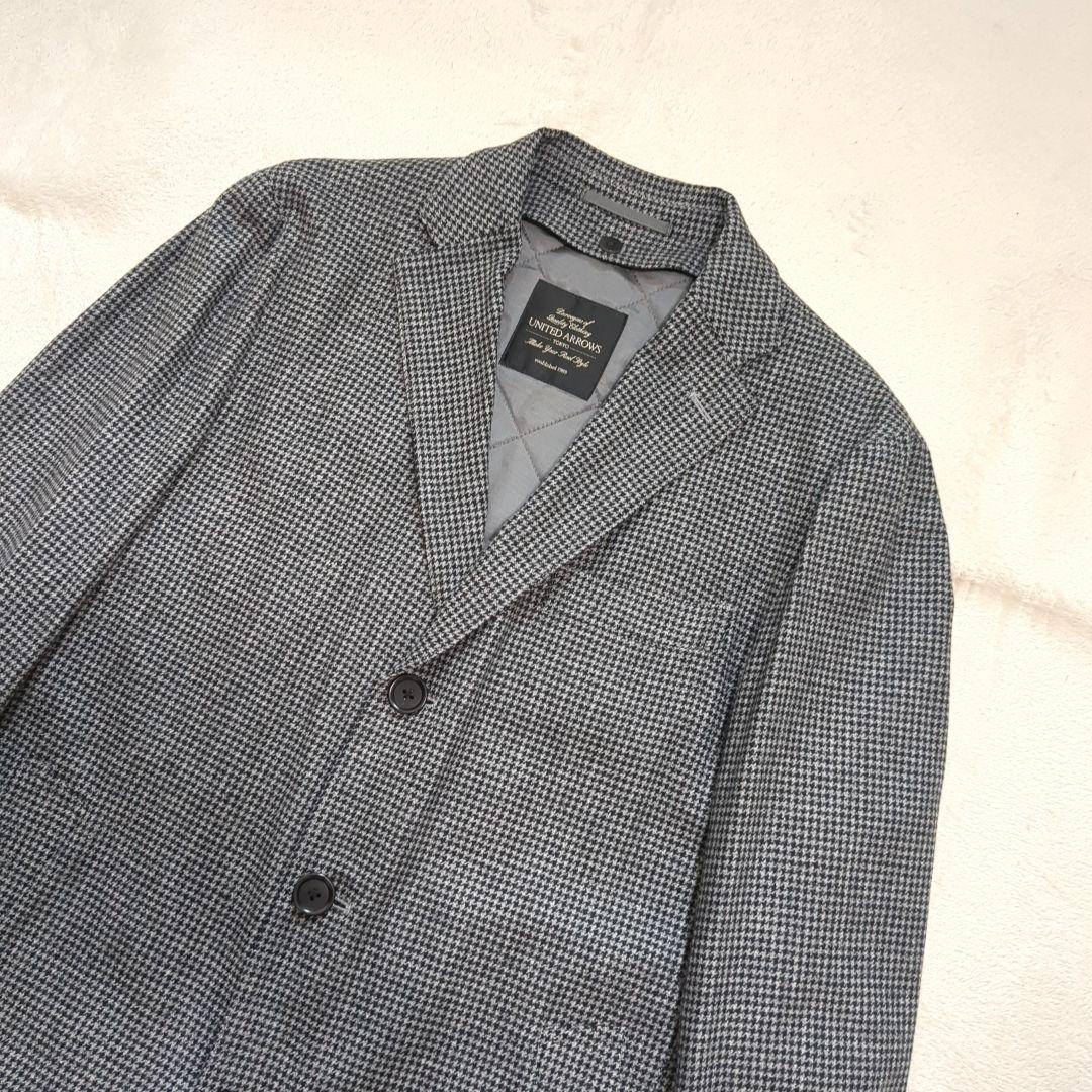 美品 ユナイテッドアローズ ゼニア別注 ライナー 48サイズ 千鳥格子