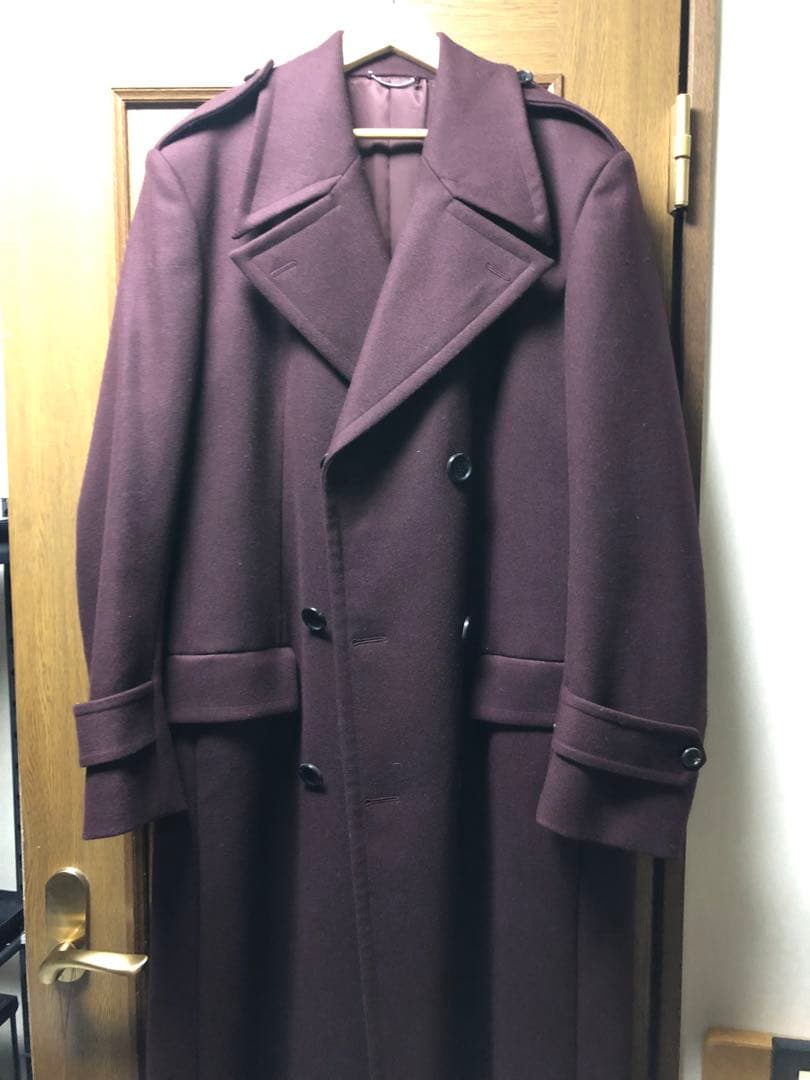 JOHN LAWRENCE SULLIVAN チェスターコート　ワインレッド