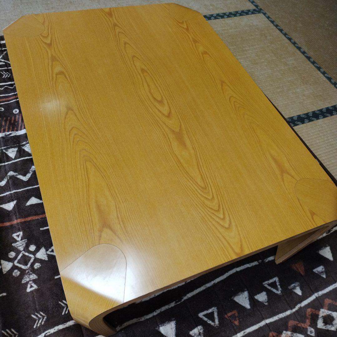 岩手　引き取り 天童木工 Tendo 座卓 乾三郎 ケヤキ 欅板目 ローテーブル