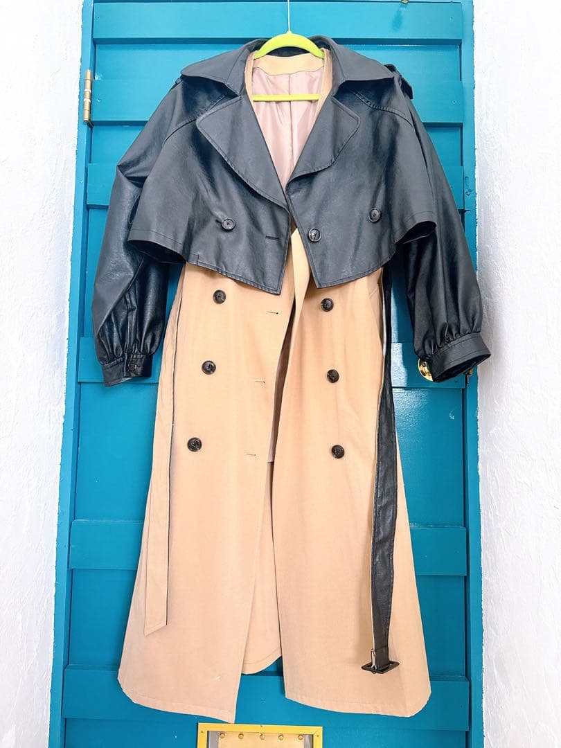 KOHstyle トレンチコート 4way(トレンチ、ジレ、クロップドジャケ)