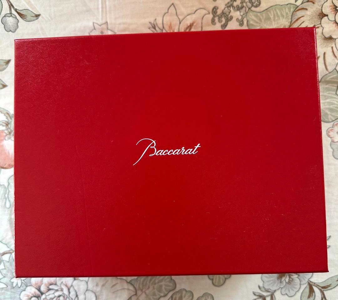 値下未使用Baccarat クリスタルトレイ ルクソール　16cm x 13cm