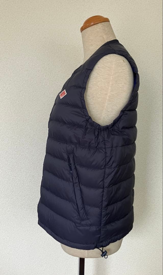 DANTON ダウンベスト ネイビー