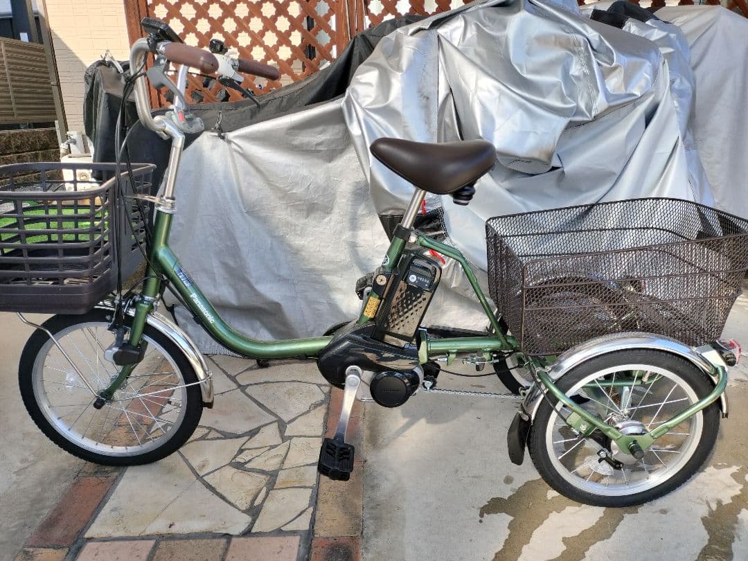 【引き取り希望】Panasonic 電動アシスト三輪自転車　ビビライフ